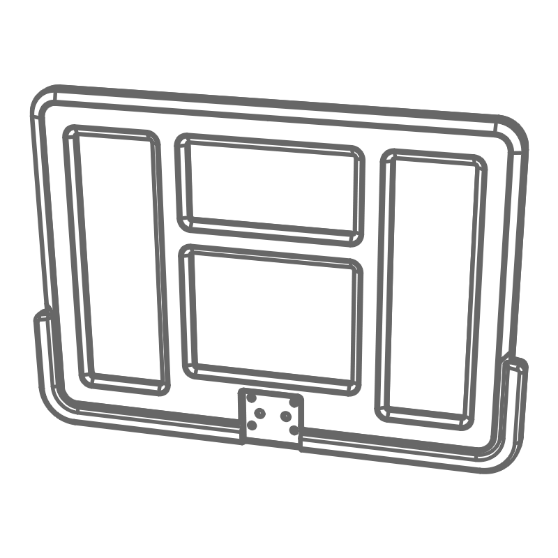 30" PC Backboard