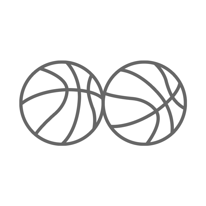 2 pool basketballs