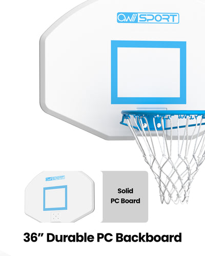 AWII Sport 36" Pool Basketball Hoop – 36 x 24 Inch Durable PC Backboard