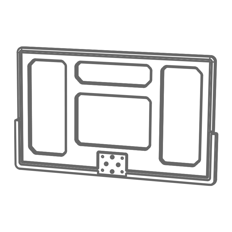 40" PC Backboard